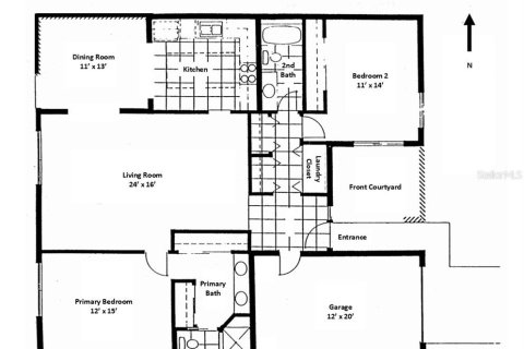 Casa en venta en Pinellas Park, Florida, 2 dormitorios, 117.43 m2 № 1618917 - foto 24