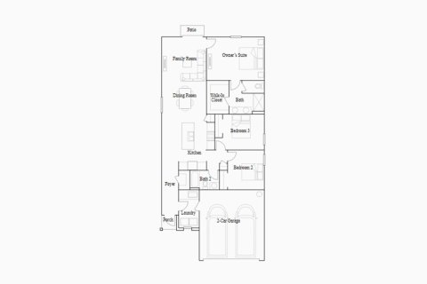 Townhouse floor plan «134SQM ANNAPOLIS», 3 bedrooms in WINDSONG