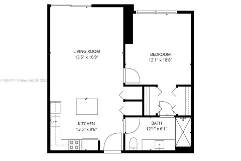 Купить кондоминиум в Дорал, Флорида 1 спальня, 64.85м2, № 2013215 - фото 17