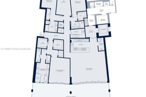 Купить кондоминиум в Майами, Флорида 3 спальни, 288.28м2, № 1868763 - фото 30