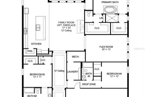 House in Parrish, Florida 4 bedrooms, 262.82 sq.m. № 2094985 - photo 2