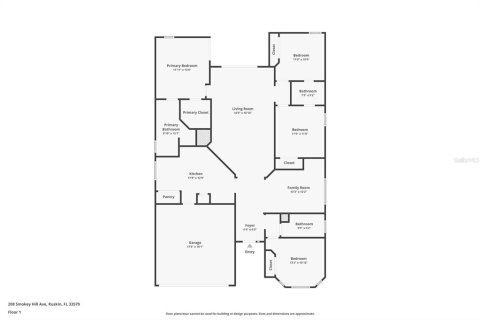 House in Ruskin, Florida 4 bedrooms, 166.3 sq.m. № 1913157 - photo 21