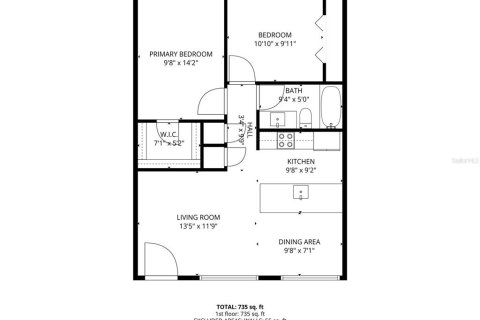 Condominio en venta en Treasure Island, Florida, 2 dormitorios, 70.61 m2 № 2100666 - foto 11