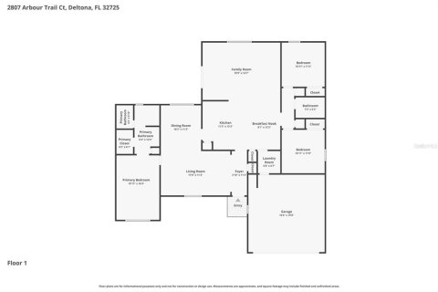 House in Deltona, Florida 3 bedrooms, 163.51 sq.m. № 2239439 - photo 21