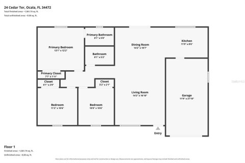 Casa en venta en Ocala, Florida, 3 dormitorios, 103.68 m2 № 2386546 - foto 26