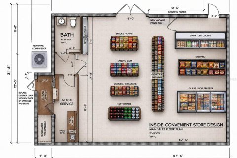 Propiedad comercial en venta en Plant City, Florida, 172.24 m2 № 2290962 - foto 3