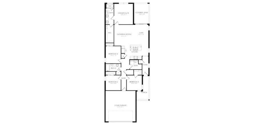 Villa ou maison à BELLE HAVEN à Davenport, Floride 4 chambres, 146 m2 № 36044