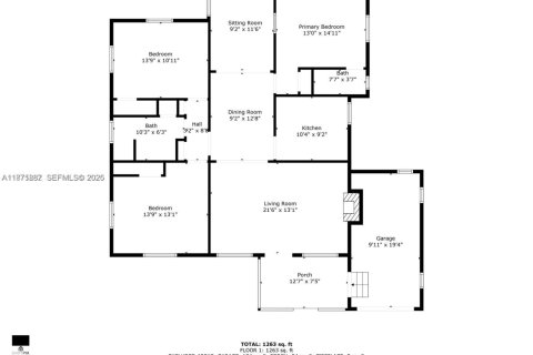 Casa en venta en Miami Shores, Florida, 3 dormitorios, 127.83 m2 № 1980205 - foto 14