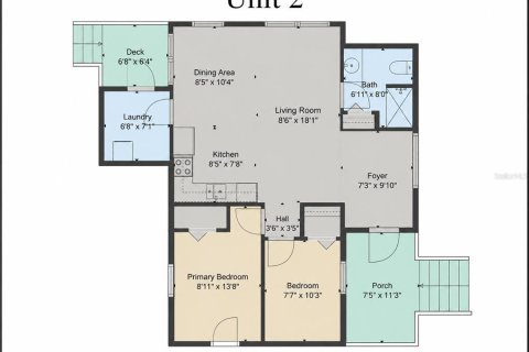 Appartement à louer à Brooksville, Floride: 2 chambres, 73.86 m2 № 2406660 - photo 11
