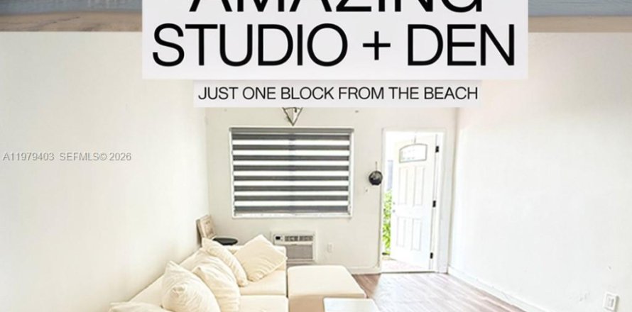 Студия в кондо в Майами-Бич, Флорида № 2046048