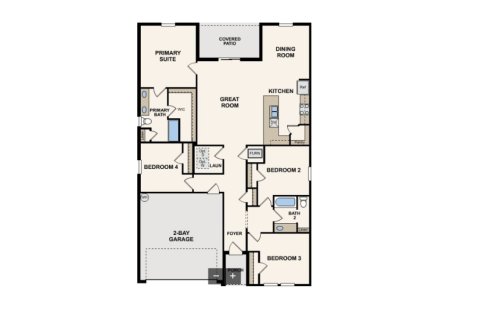 House floor plan «House», 4 bedrooms in Spring Hill Classic