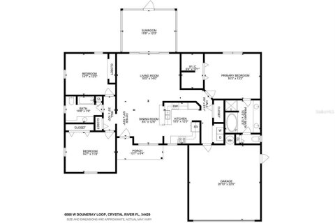 House in Crystal River, Florida 3 bedrooms, 162.67 sq.m. № 2212275 - photo 6