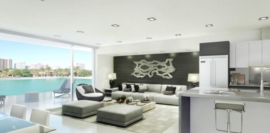 Apartment in O RESIDENCES in Bay Harbor Islands, Florida 4 bedrooms, 327 sq.m. № 73089