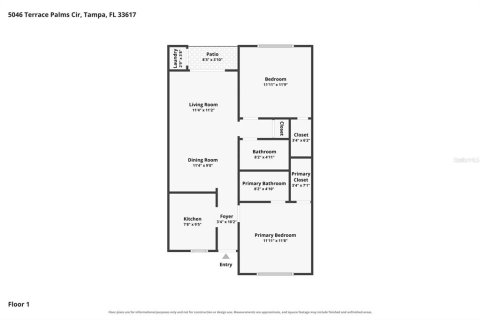 Copropriété à louer à Tampa, Floride: 2 chambres, 81.66 m2 № 2430717 - photo 24