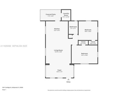 House in Hollywood, Florida 2 bedrooms, 80.08 sq.m. № 1985857 - photo 21