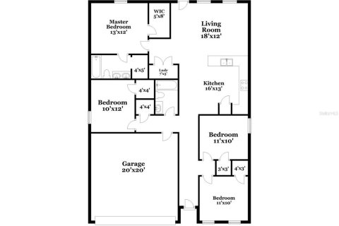 Снять в аренду виллу или дом в Пайнсиана, Флорида 6 комнат, 130.06м2, № 1843402 - фото 2