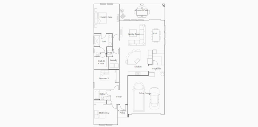 Townhouse in BELLECHASE in Ocala, Florida 3 bedrooms, 171 sq.m. № 102539