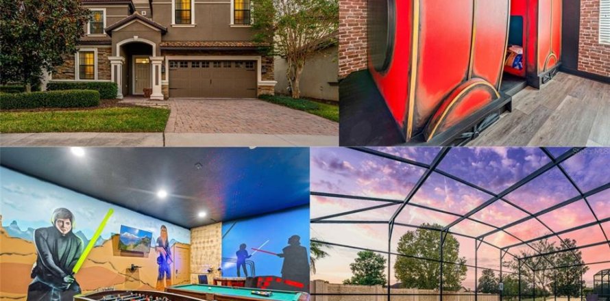 Villa ou maison à Davenport, Floride 8 chambres, 363.15 m2 № 2227944