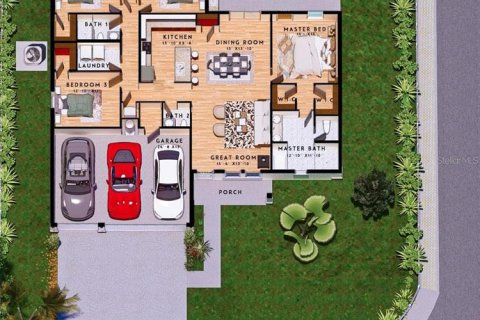 House in Port Charlotte, Florida 4 bedrooms, 183.57 sq.m. № 2410592 - photo 3