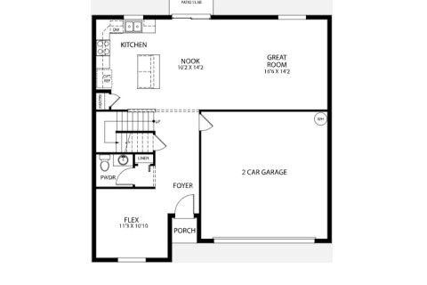 House floor plan «House», 2 bedrooms in Daytona Park Estates Of Deland