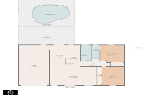 Villa ou maison à vendre à Saint Petersburg, Floride: 2 chambres, 113.53 m2 № 1899151 - photo 8