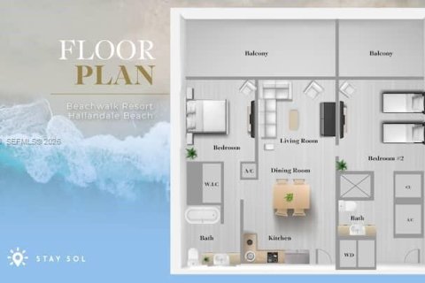 Copropriété à vendre à Hallandale Beach, Floride: 2 chambres, 95.5 m2 № 1998025 - photo 24