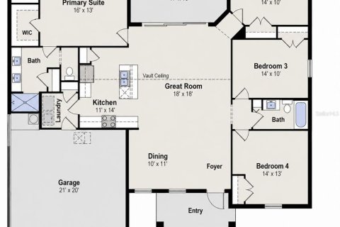 House in North Port, Florida 4 bedrooms, 169.45 sq.m. № 2156852 - photo 28