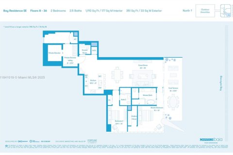 Condo in Miami, Florida, 2 bedrooms  № 1939481 - photo 24