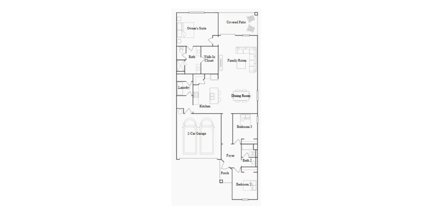 House in CONNERTON

 in Land O' Lakes, Florida 2 bedrooms, 205 sq.m. № 67928