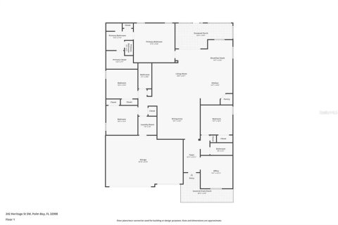 Casa en venta en Palm Bay, Florida, 4 dormitorios, 222.59 m2 № 2199881 - foto 16