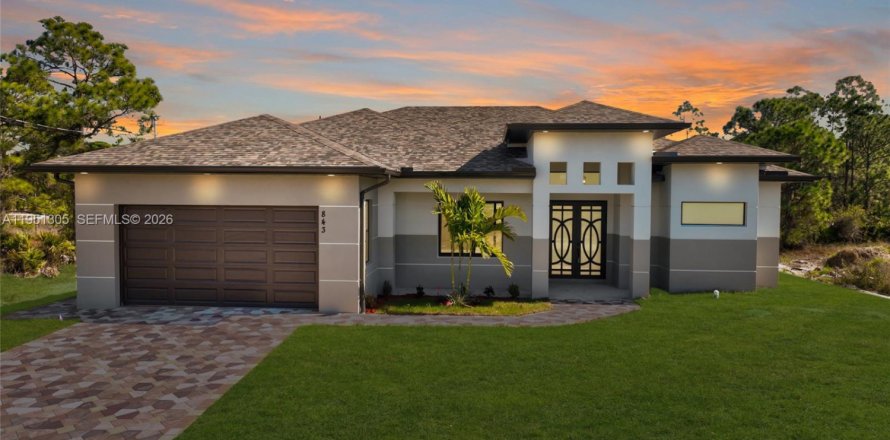 Дом в Лихай-Эйкерс, Флорида 4 спальни № 2006312