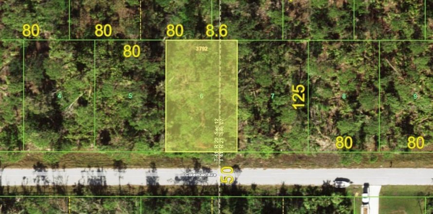 Land in Port Charlotte, Florida № 2160224