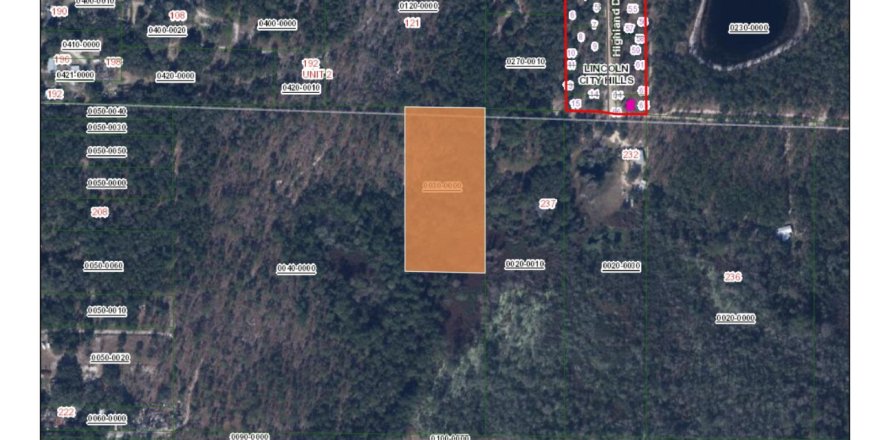 Terreno en Hawthorne, Florida № 772172