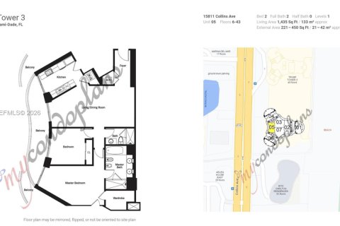 Condominio en alquiler en Sunny Isles Beach, Florida, 2 dormitorios, 135.92 m2 № 2170696 - foto 20