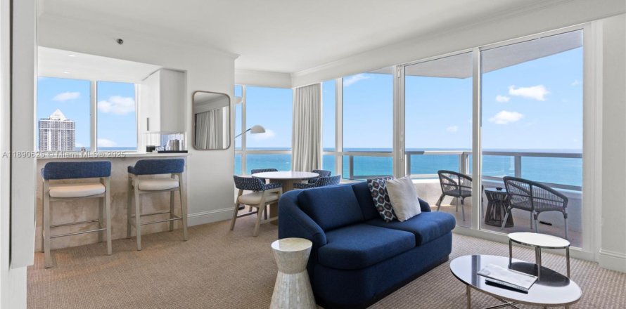 Condo in Miami Beach, Florida, 1 bedroom  № 2039906