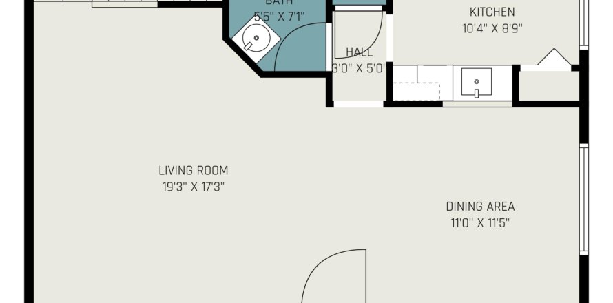 Adosado en Tampa, Florida 3 dormitorios, 126.72 m2 № 1879436
