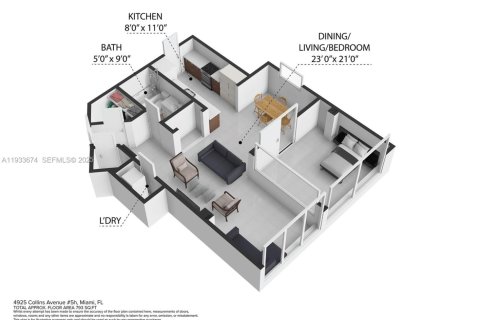 Condominio en alquiler en Miami Beach, Florida, 71.53 m2 № 1992246 - foto 18