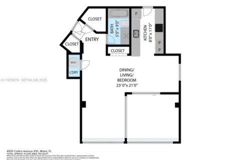 Condominio en alquiler en Miami Beach, Florida, 71.53 m2 № 1992246 - foto 19