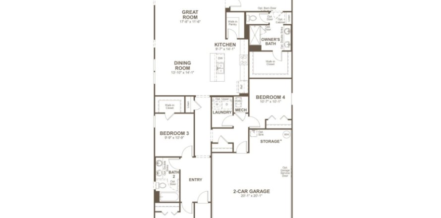 Villa ou maison à Woodbridge à Fernandina Beach, Floride 4 chambres, 168 m2 № 470469