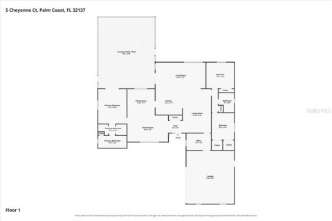 House in Palm Coast, Florida 3 bedrooms, 198.25 sq.m. № 2419229 - photo 18