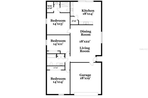 House in Land O' Lakes, Florida 3 bedrooms, 120.03 sq.m. № 1904452 - photo 16