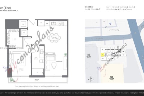 Copropriété à vendre à Miami, Floride: 1 chambre, 58.16 m2 № 1956970 - photo 29