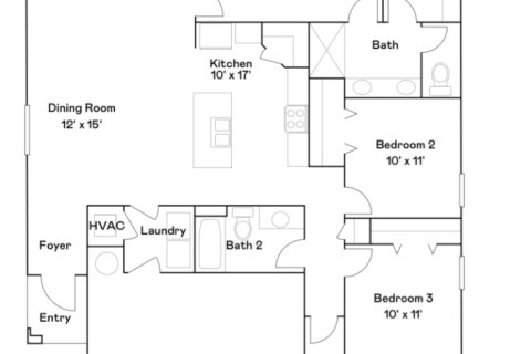 Villa ou maison à vendre à Groveland, Floride: 4 chambres, 170.48 m2 № 1855834 - photo 1