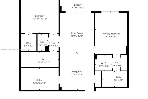 Купить кондоминиум в Холливуд, Флорида 2 спальни, 112.6м2, № 1956871 - фото 26