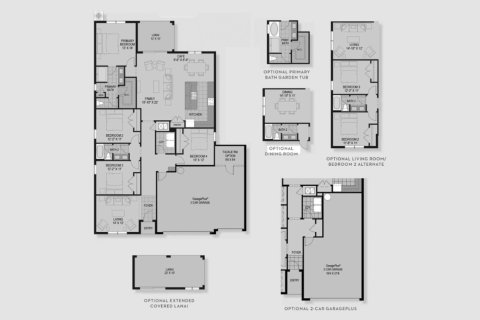 Townhouse floor plan «195SQM», 4 bedrooms in HANOVER LAKES