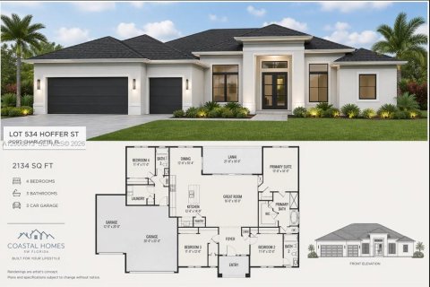 Terreno en Port Charlotte, Florida № 2170763