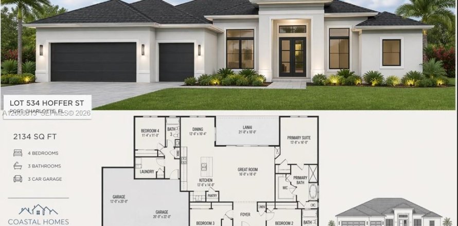 Terreno en Port Charlotte, Florida № 2170763