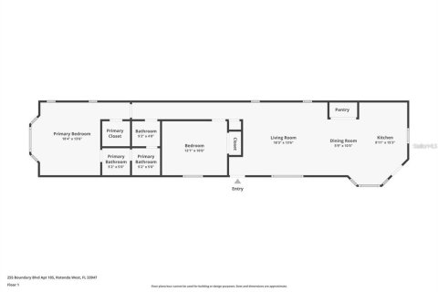 Casa en alquiler en Rotonda, Florida, 2 dormitorios, 90.3 m2 № 1820997 - foto 29