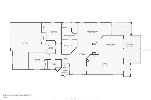 Villa ou maison à vendre à Leesburg, Floride: 3 chambres, 186.55 m2 № 2294953 - photo 13