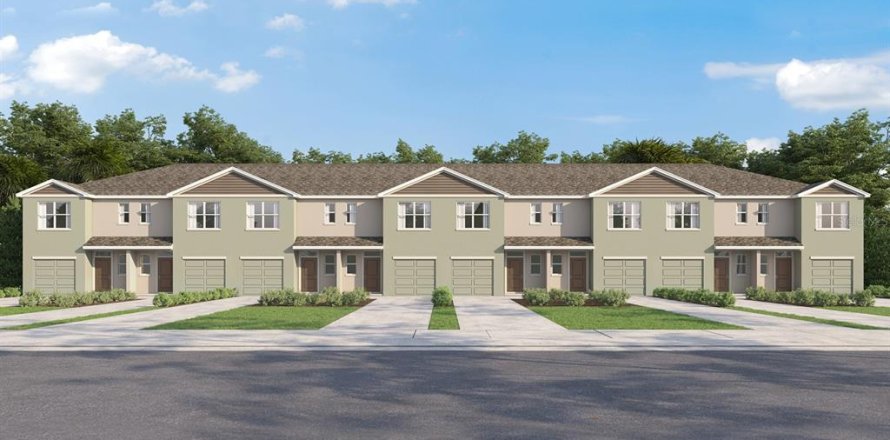 Townhouse in Land O' Lakes, Florida 3 bedrooms, 135.92 sq.m. № 1810757